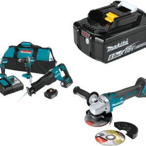 Makita 18V LXT Li-Ion Brushless Cordless 5 Tool Combo