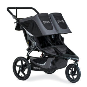 BOB Revolution Flex 3.0 Duallie Double Jogging Stroller, Graphite